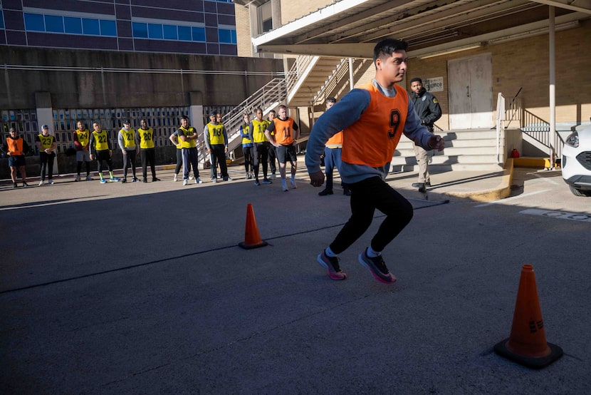 A would-be Dallas police officer rents a watch when Christopher Martinez of Edinburgh, TX makes a ...