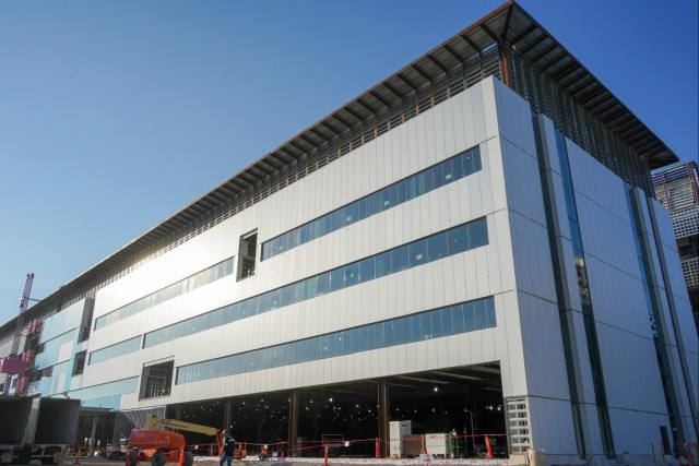 Construction continues at the Louisville VA Medical Center Oct. 30, 2024